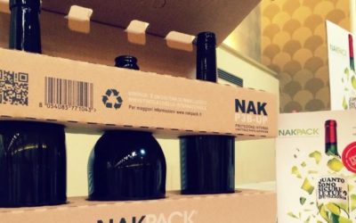 Kudos to Nakpack! The only 100% cardboard eco-friendly packaging for e-commerce of wine and beer is now available in the UK. And it is from Italy!